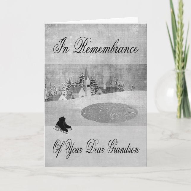 Souvenir De Grand-Fils À La Carte De Noël (Devant)