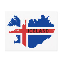 Souvenir de l'islande carte postale
