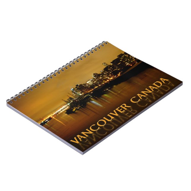 Souvenir de paysage urbain de Vancouver de carnet (Côté gauche)