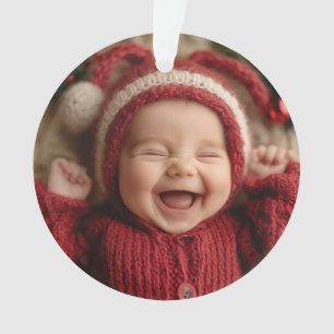 Souvenir de photo de Noël pour bébé