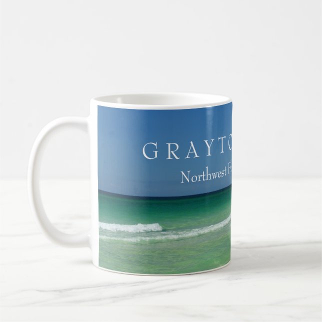 Souvenir de tasse de café de ~ de PLAGE de (Gauche)