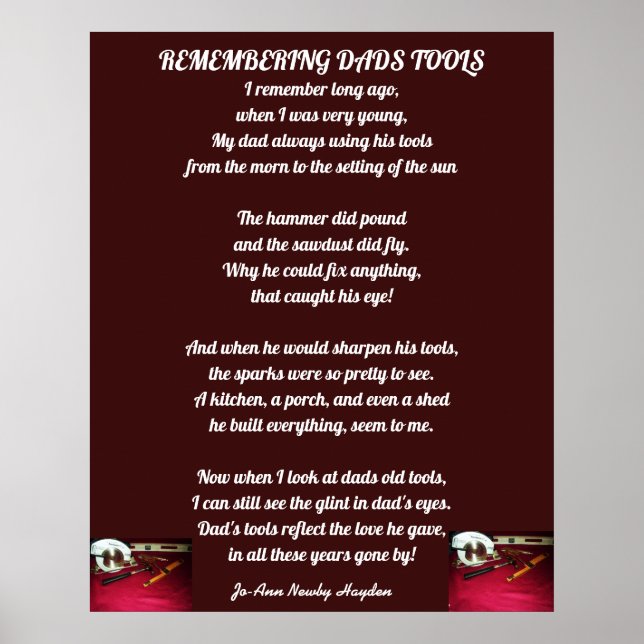 SOUVENIR DES OUTILS DE PÂTES affiche POEM (Devant)