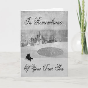 Souvenir Du Fils À Noël Carte de voeux