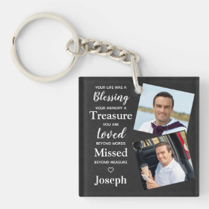 Souvenir du Souvenir Poème Faux Photo en cuir