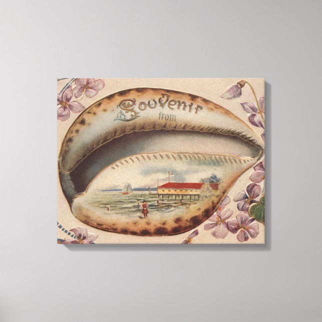 Souvenir From #3 - Any City, State Canvas Print (Front)
