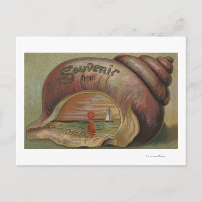 Souvenir From #4 - Any City, State Postcard (Front)