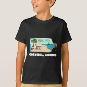 Souvenir From Cozumel Mexico Vacation Travel Men W T-Shirt