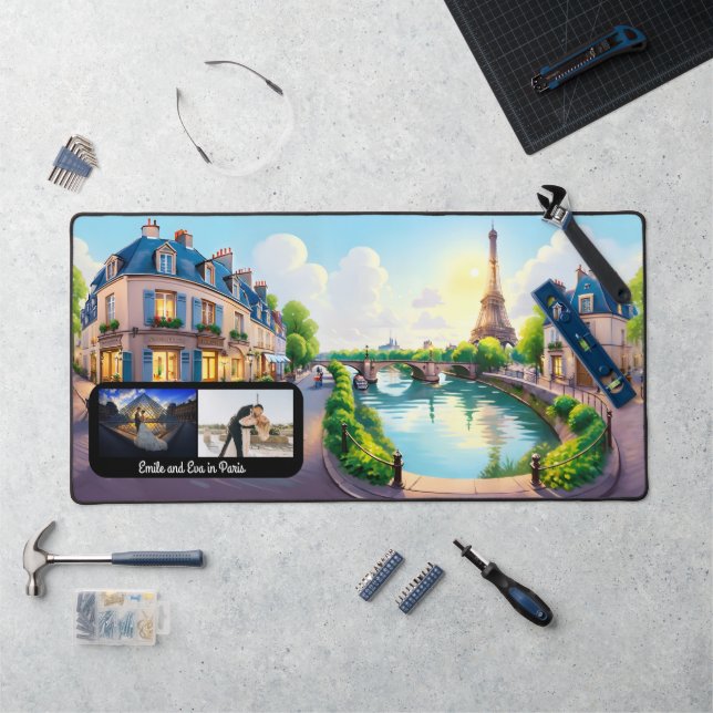 Souvenir from Paris Desk Mat (Workstation)