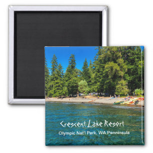 Souvenir Magnet: Crescent Lake Resort Magnet