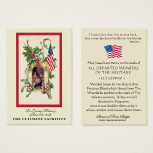 Souvenir militaire de Noël Mémorial religieux