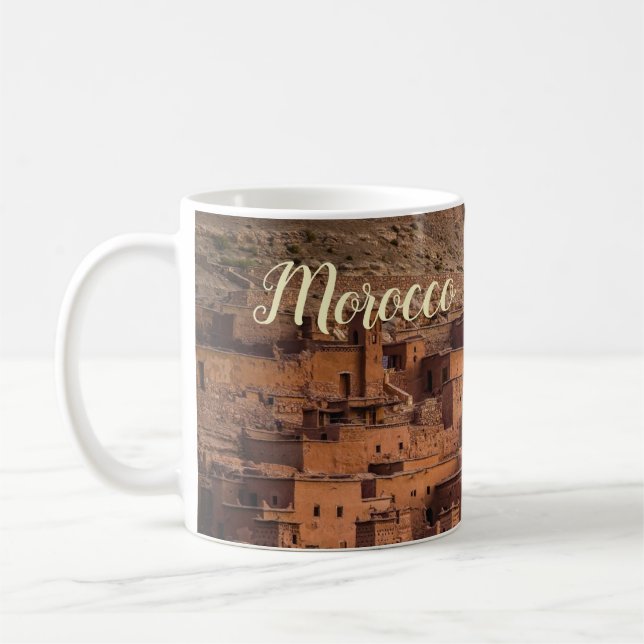 Souvenir Morocco Coffee Mug Cup (Left)