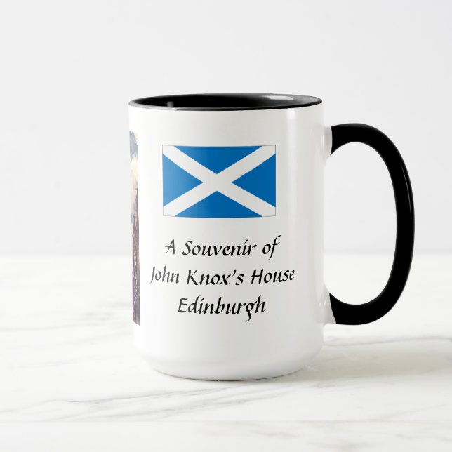 Souvenir Mug - Edinburgh, John Knox's House (Right)