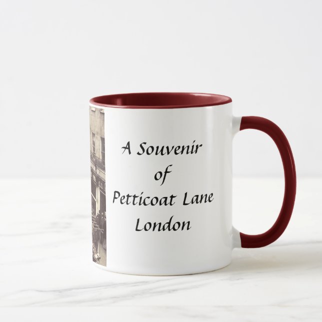 Souvenir Mug - London, Petticoat Lane (Right)