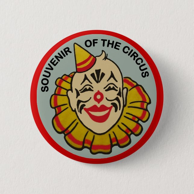 Souvenir of the Circus 2 Inch Round Button (Front)
