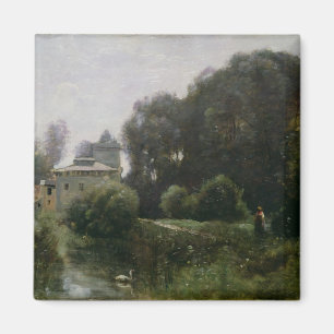 Souvenir of the Villa Borghese, 1855 Magnet
