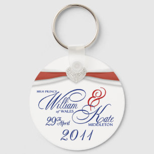 Souvenir royal de mariage - porte-clés de William