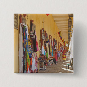 Souvenir Shops in Cartagena Colombia 2 Inch Square Button