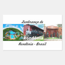 Souvenir sticker from Rondônia Brazil