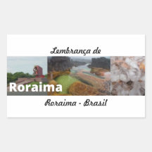 Souvenir sticker from Roraima Brazil