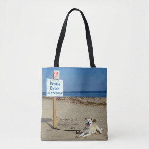Souvenir Tote Bag of Hampton, Virginia Beaches