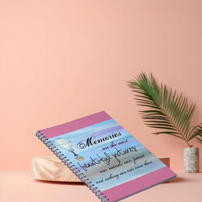 Souvenirs Carnet Hot Air Balloon Sky (Créateur téléchargé)