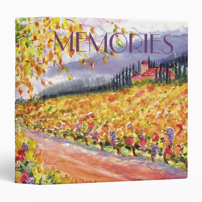 SOUVENIRS - classeur (Devant/Côté)