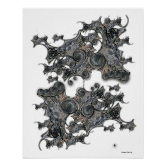 "Souvenirs De La Création Silencieuse", Poster Glo