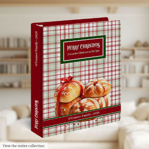 Souvenirs de Noël 3 Anneau Classeur Kitchen Keepsa