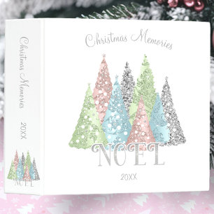 Souvenirs De Noël Photo Album 3 Classeur Bague