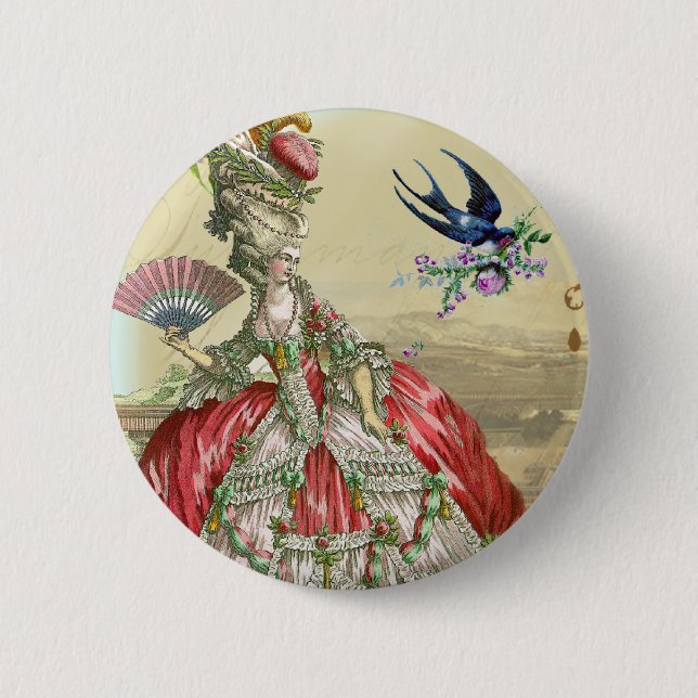 Souvenirs de Versailles 2 Inch Round Button (Front)