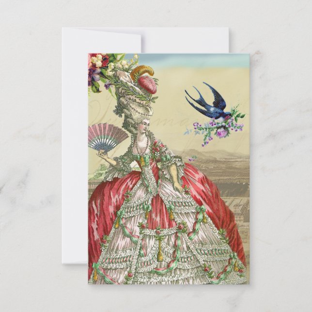 Souvenirs de Versailles  rsvp Card (Front)