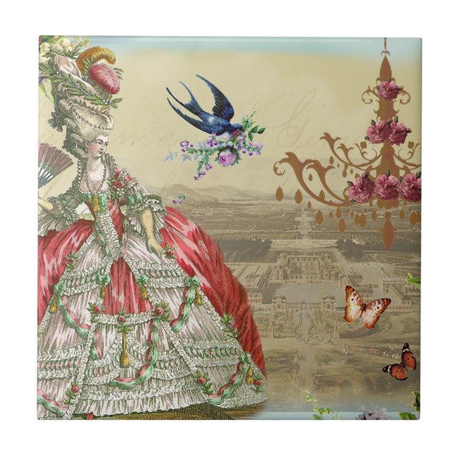 Souvenirs de Versailles Tile (Front)