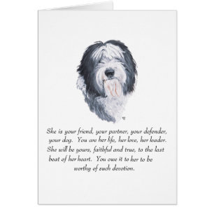 Souvenirs de Vieux Chien de Berger Anglais