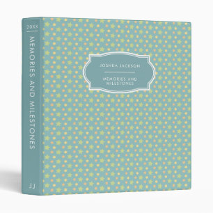 Souvenirs et jalons Baby Book Classeur pour garçon