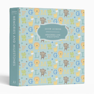 Souvenirs et jalons Baby Book Classeur pour garçon
