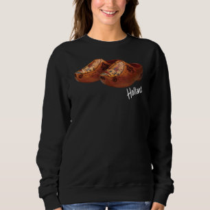 Souvenirs From Netherlands Wooden Clogs Holland So Sweatshirt