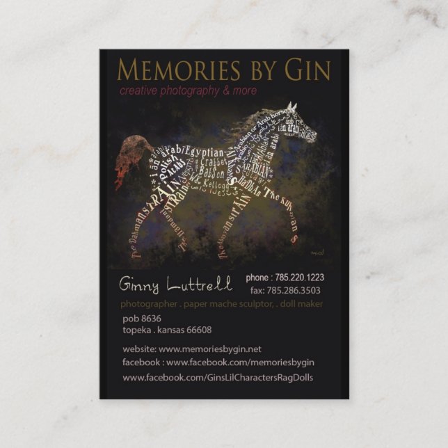 Souvenirs par des cartes de visite de genièvre (Devant)