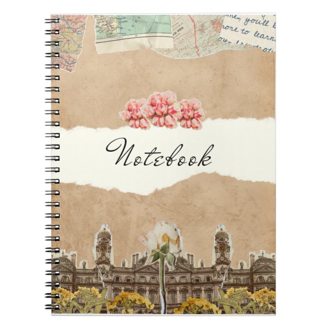 Souvenirs Vintage voyage - Carnet personnalisé (Devant)