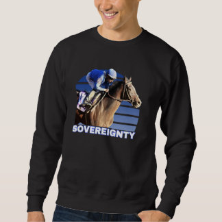 Sovereignty Horse, Horse Racing, Santa Anita, Del  Sweatshirt