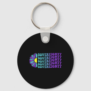 Sovereignty Suicide Prevention Awareness Sunflower Keychain