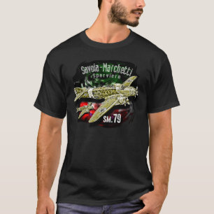 Sovia Marcheti sparviero sm-79 Italian Aircraft T-Shirt