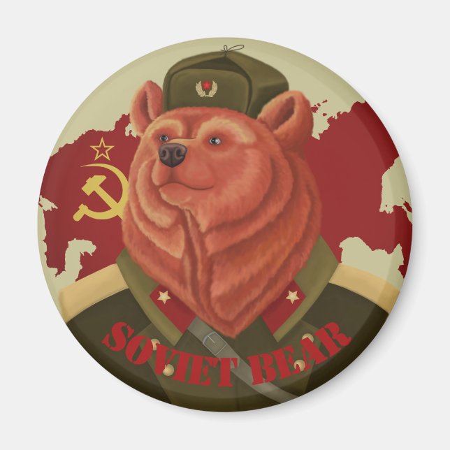 Soviet Bear Magnet (Front)