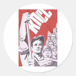 Soviet Classic Round Sticker