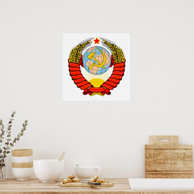 Soviet Emblem Poster (Kitchen)