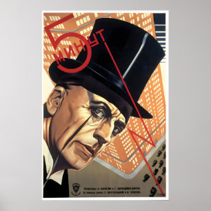 Soviet Film Five Minutes Poster by Nikolai