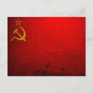 Soviet Flag Postcard