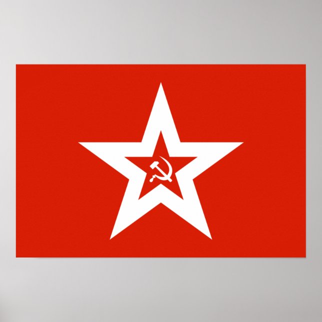 Soviet Navy Flag Poster (Front)