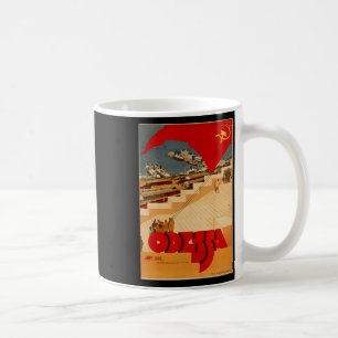 Soviet Odessa Ukraine Cccp Ussr Vintage Poster  Coffee Mug