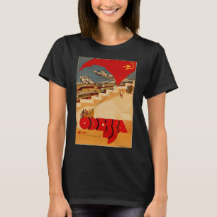 Soviet Odessa Ukraine Cccp Ussr Vintage Poster T-Shirt