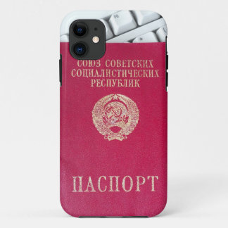 Soviet passport iPhone 11 case